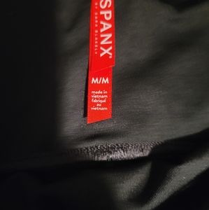 Spanx Size Medium black Faux leather leggings